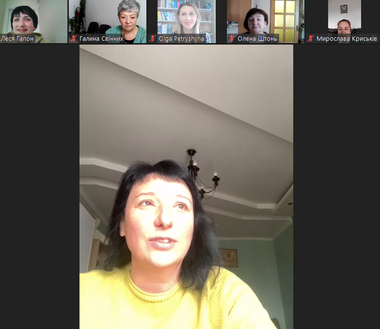 Виступає Алла Колодій, учитель української мови й літератури Української гімназії імені Івана Франка